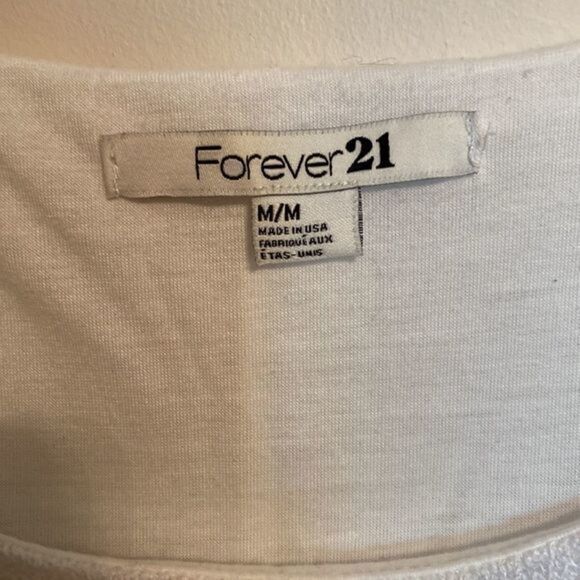 🔥3-$10🔥 FOREVER 21 3/4 sleeve with tank attached - Picture 7 of 8